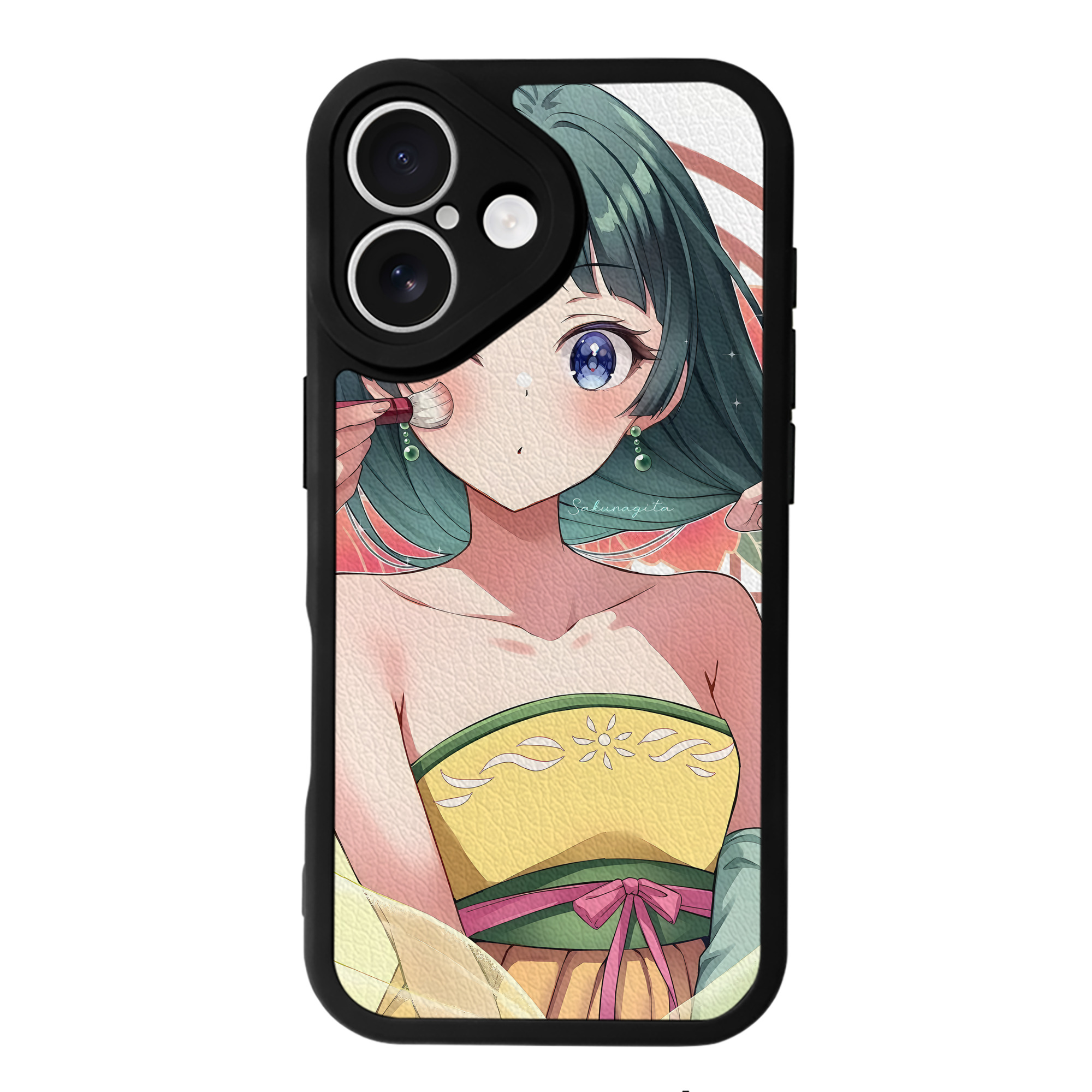 （画像用） 薬屋のひとりごと The Apothecary Diaries 【iPhone 16シリーズ対応】シリコンスマホケース（レザー調） 材質：シリコン
